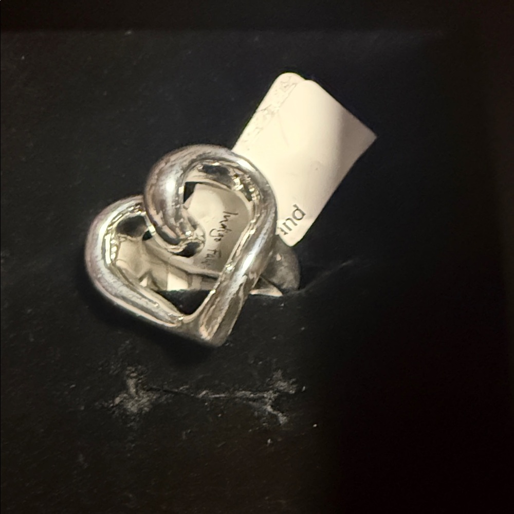 Silver Heart Ring 925 Sterling silver new with tags. Size 8.5